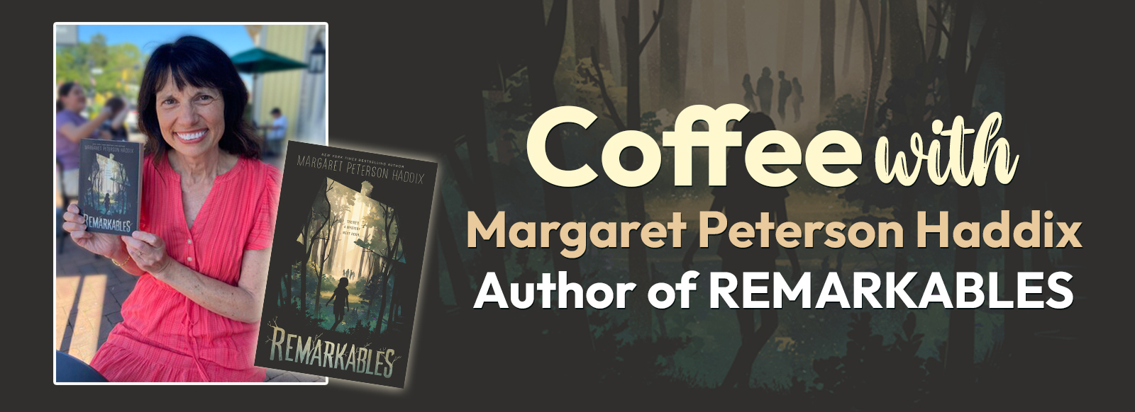 Coffee with Margaret Peterson Haddix